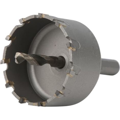Scie cloche en carbure de 70 mm pour tôles métalliques épaisses à usage industriel (1/5)