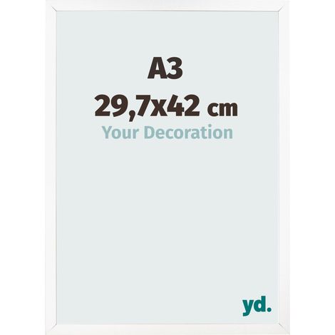 yd. - Cadre photo A3 29.7x42 - Blanc Mat - MDF - Bologna (1/5)