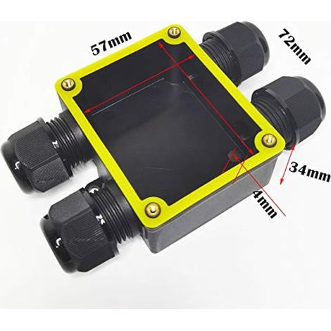 IP68 Boîte de jonction étanche/ 4 voies connecteurs de câble /M25 presse-étoupe/Ø 9mm-12mm Boîte de jonction de câble de type H (1/5)