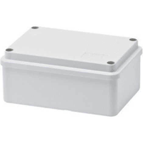 Boîte de dérivation rectangulaire avec couvercle avec vis 240x190x90mm avec parois lisses IP56 FAEG - FG13507