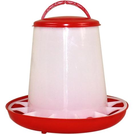 Mangeoire à Poulets Créative 1 Pièce en Plastique pour Élevage Se Retire et Se Remplit Facilement, Conception sans Odeur, Nettoyage Simple, Usage Maison ou Professionnel (1/5)