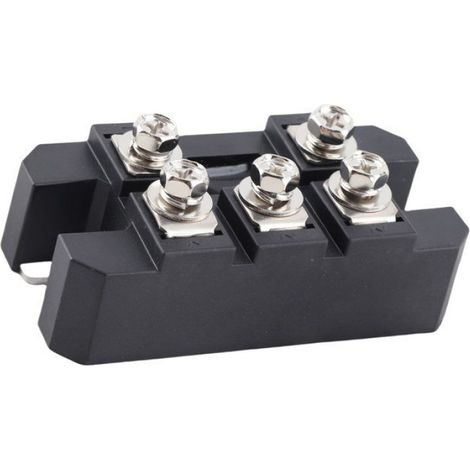 pont redresseur Redresseur de pont à diodes triphasées noires MDS100A, 1 pièce, 100A Amp, haute puissance bricolage module (1/5)