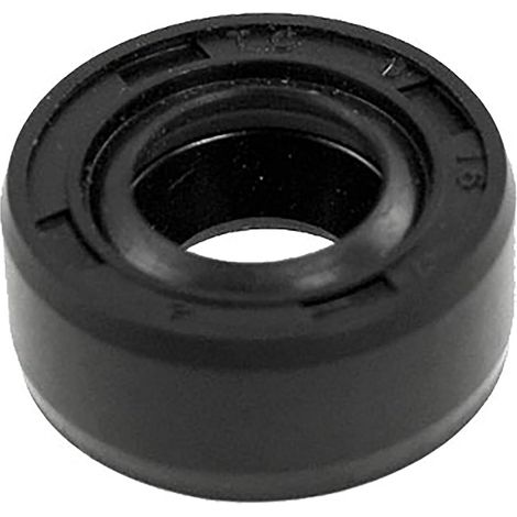 Metric Rotary Shaft Oil Seal 8x16x7mm TC Double Rubber Lips Black (1/2)