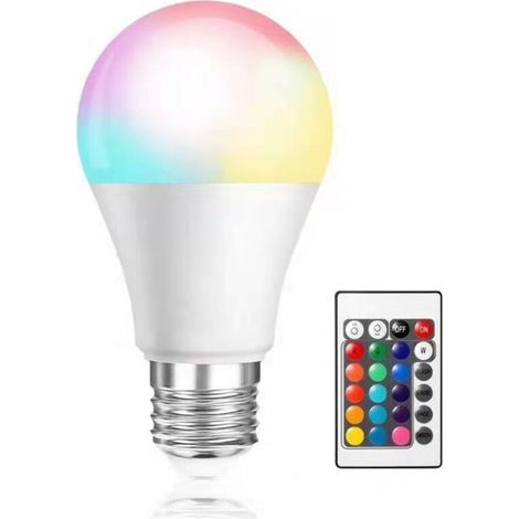 30-Watt-Regenbogen-Glühbirne mit Farbwechsel, 16 Farbmodi, kompatibel mit Standard-E27-Sockel