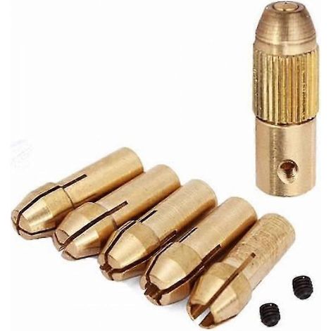 Ensemble de mandrins de perçage micro-spiraux pour perceuses électriques de petite taille (0,5 à 3 mm) (1/5)