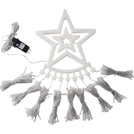 MINKUROW Weihnachtslampe aushöhlen Sterne Lichterkette dekoratives LED-Licht (1/5)