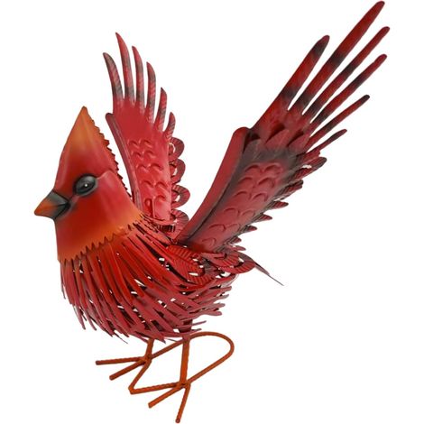 3D Skulpturen Handgefertigte Vogeldekoration aus Metall