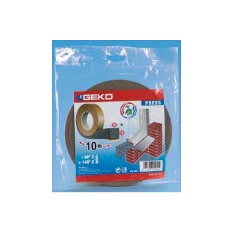 Cinta adhesiva precomprimida Geko, banda selladora 10mm x 10m x 10m - Geko
