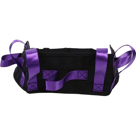 Ceinture de transfert violette pour patient âgé, aide à la marche et au déplacement, sécurité infirmière, traction lombaire. (1/5)