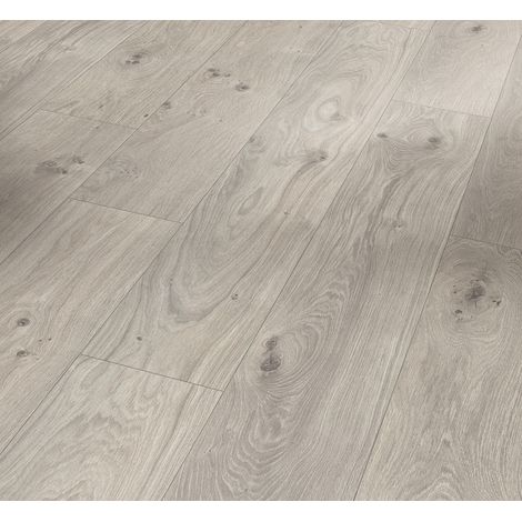 Parquet Stratifié Lame Large Chêne.Gris 128.5x19.4 cm (1/2)