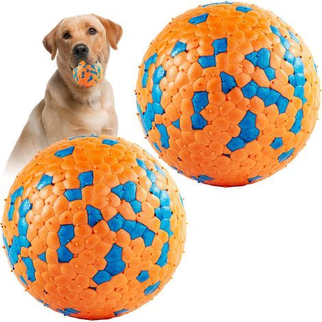 2 pièces balles pour chiens, balles pour chiens indestructibles, balles pour chiens, balles de tennis pour chiens, balles de tennis pour chiens, jouets interactifs pour chiens, balles pour chiens inde (1/5)