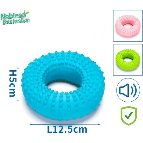 Série exclusive Nobleza : Anneau sonore en latex Nobleza pour chiens