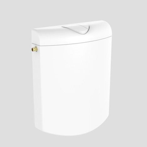 SANIT 91.A06.01..0000 chasse d'eau verona duo blanc (1/2)