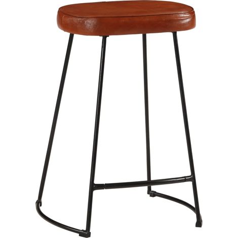 Lot de 2 Tabourets de bar,Chaise de bar marron foncé 41x29x62 cm CFW409339 (1/5)