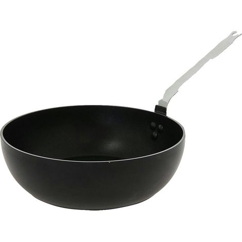 Sauteuse De Buyer Choc Intense 28 cm en aluminium noir
