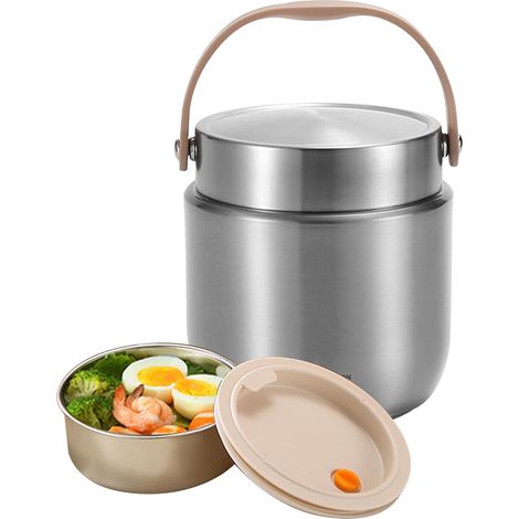 Isotherme Gourde Alimentaire,Récipient Repas Acier ydable (1/5)