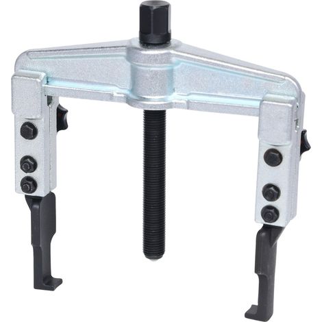 KS Tools Schnellspann-Universal-Abzieher 2-armig mit extrem schlanken, verlängerten Haken, 25-130 mm, 120 mm, 2,5t