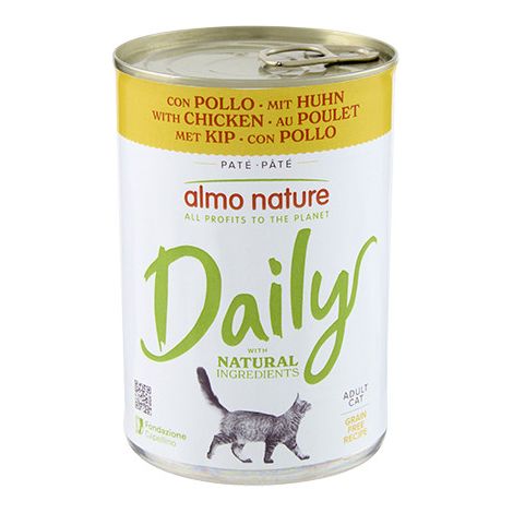 Almo Daily Menu Gatto Lattina 400gr Pollo (1/4)