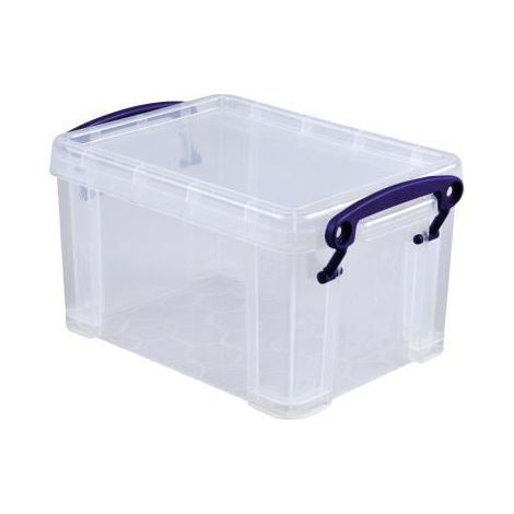 Really Useful Box Aufbewahrungsbox 1.6C 19x11x13,5cm 1,6l transparent (1/4)