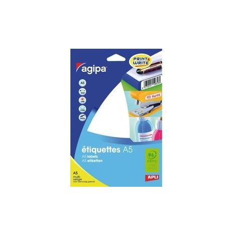 Pastilles AGIPA - Etui de 384 - Diamètre 30mm - Blanc