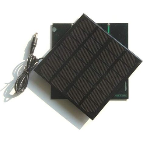 – Pannello solare 3W 6V – Silicio monocristallino – Elevata efficienza di ricarica – Connettore DC5521 – Dimensioni 14,5x14,5cm -Crezuo