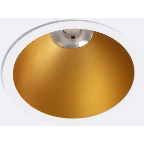 Faretto Downlight LED 9-12W Conico Areni Foro Ø 85 mm 3500K Oro Bianco Caldo 9 W (1/5)
