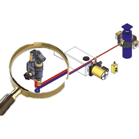 Pompe en ligne avec levier (1/2)