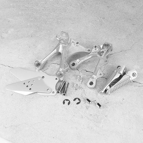 Kit de supports de repose-pieds avant compatible avec KAWASAKI NINJA ZX6R ZX636 (1/5)