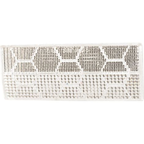 Catadioptre Blanc Adhesif - 110x44 mm