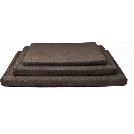Colchón demi con laterales marrones de 70 cm x 60 cm x 3 cm. (1/5)
