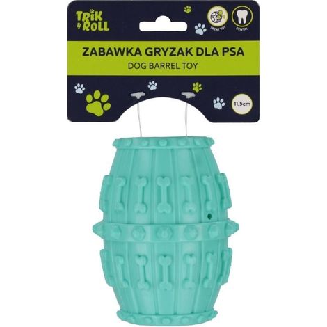 Juguete masticable para perros, color azul, 11,5 cm, truco