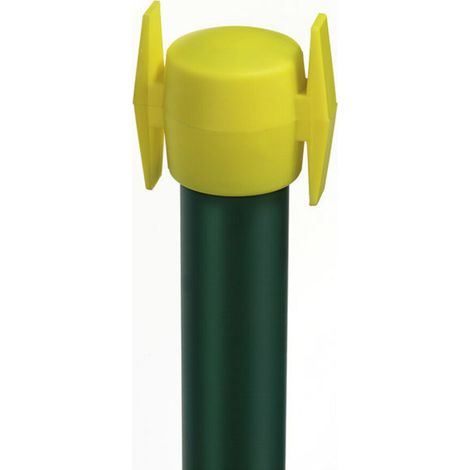 Wäschepfahl grün 2000mm mit Kreuzkopf Rohr-D.42mm (1/4)