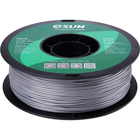 eSUN PETG Filament 1.75mm 1000g Solid Silver