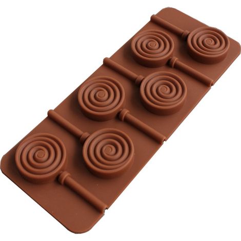 Moule en silicone en forme mignonne pour faire des sucettes, des biscuits, des bonbons, plaque de cuisson (1/5)
