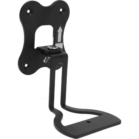 Support mural pour enceinte SONOS Era 100, en métal épais, rotatif, stable et peu encombrant, accessoire pour enceinte sans fil (noir). (1/5)