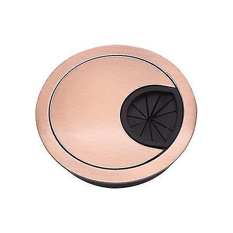 Boîte de dérivation en alliage de zinc, boîte de dérivation ronde, cache-trous pour bureau, cache-ordinateur, rouge, lot de 4 (1/3)