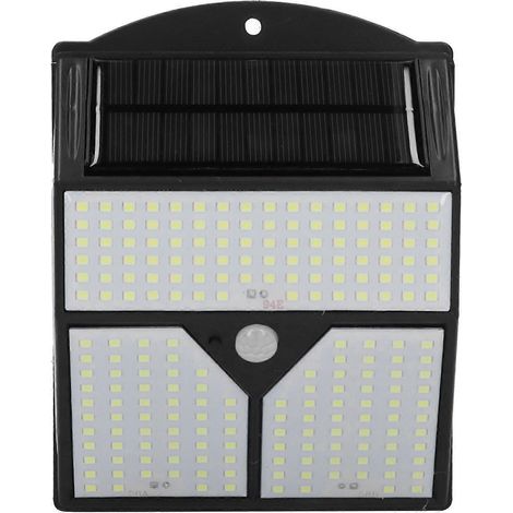 Solarbetriebene LED-Wandleuchte mit Bewegungsmelder, Induktionssensor für Dachrinnen, Veranden und Industrieanlagen