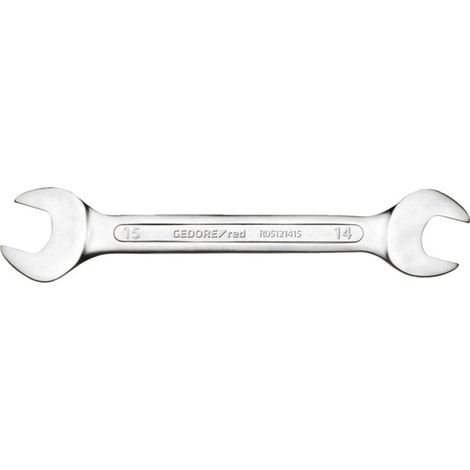 GEDORE RED 3301071 - Clé plate double SW14x15mm L.150mm , R05121415 (1/3)