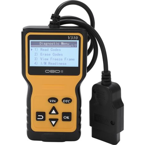 Ortviai Lecteur de codes moteur OBD2 V310 – Précis, multifonctionnel et compatible véhicules européens (à partir de 2000) (1/5)