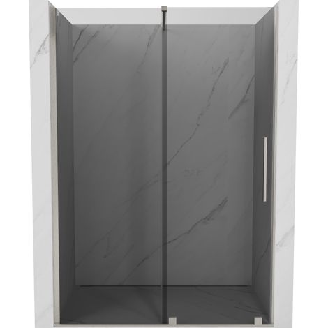 Mexen Velar porte de douche coulissante 160 cm, graphite, nickel brossé - 871-160-000-41-97 (1/5)
