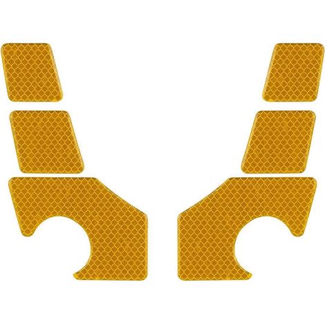 Bande réfléchissante jaune d'avertissement d'ouverture de portière de voiture - (1/5)