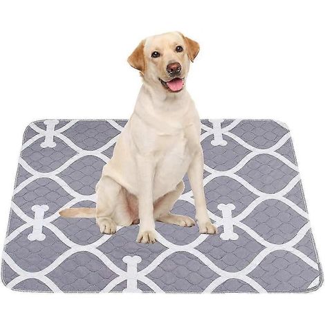 Tapis imperméable pour chien, lot de 2, tapis d'apprentissage réutilisables et antidérapants pour chiots. (1/5)