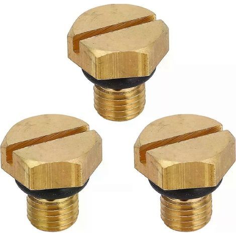 Lot de 3 vis de purge de cuve de carburateur 6H3-14992-00 pour moteurs hors-bord 2T 40 50 60 75 à 90 CV - Accessoires nautiques (1/5)