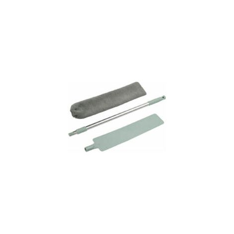 Spazzola per la pulizia delle fessure, pulitore per micropolveri lavabile, artefatto con spolverino in microfibra, asta di prolunga con manico lungo, mocio flessibile, spolverini per fessure - BDD - C (1/4)