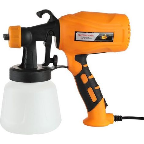 Pistolet à peinture électrique haute capacité 550 W 950 ml - Portable, convient pour les murs, les meubles et les jardins (1/5)