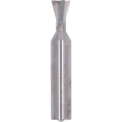 Fraise à queue d'aronde 4 lèvres, outil de défonçage en carbure, rainurage pour menuiserie, 10x75°x60L (1/5)