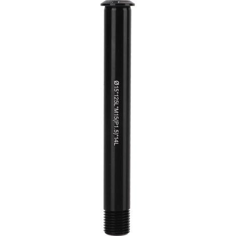 Axe de moyeu de vélo de route en alliage d'aluminium creux, accessoire de vélo, Φ15x125LxM15(P1.5)x14L (1/5)