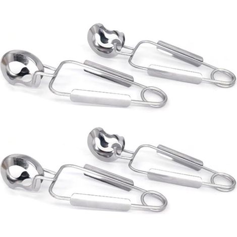 Schneckenzangen-Set, 4-teilig, Edelstahl, für die Küche (1/4)