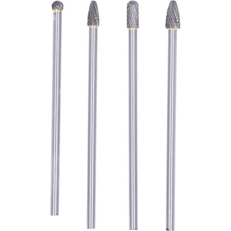 4 pièces Fraises Carbure Tungstène 150‑160mm Motif Double Simple pour Travail du Bois Matériau Acier Tungstène
