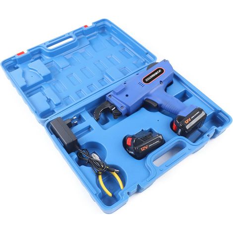 Automatic rebar level fixing tool kit 8-34 mm + 2 x 9000 mAh batteries + 3 fixing wires